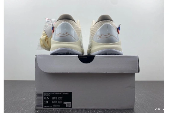 Rice DB4796-101 White Protro  5 Nike Kobe Undefeated 0821